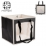 BOLSA SACOLA DE PAPEL PARA PRESENTE LUXO COM VISOR M 25X25X25CM