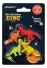 MINI BORRACHA ESCOLAR DINO SPACE COM 4 PECAS