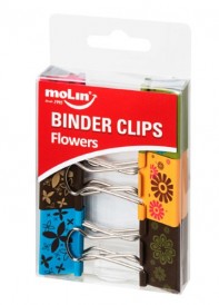 BINDER CLIPS FLOWERS 32mm