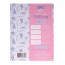 bloco fichario universitario lettering 4 em 1 80 flhs