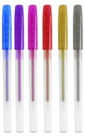 CANETA DE GEL GLITTER BAZZE