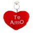 CHAVEIRO CORAÇÃO - TE AMO