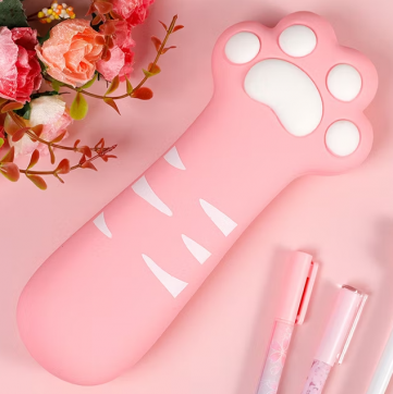 ESTOJO SILICONE GATINHO ROSA - VMP