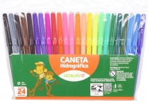 CANETINHA HIDROCOR 24 CORES - LEO&LEO