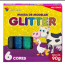 MASSA DE MODELAR 6 CORES COM GLITTER 0G - ALCALEX